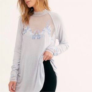 NWT Free People• Saheli Glacier Ice Top